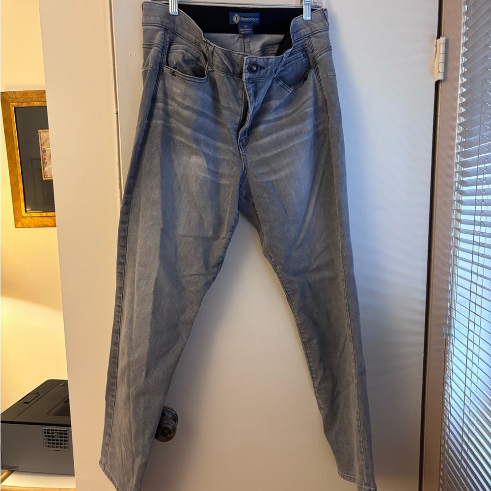 Gray Denim Jeans